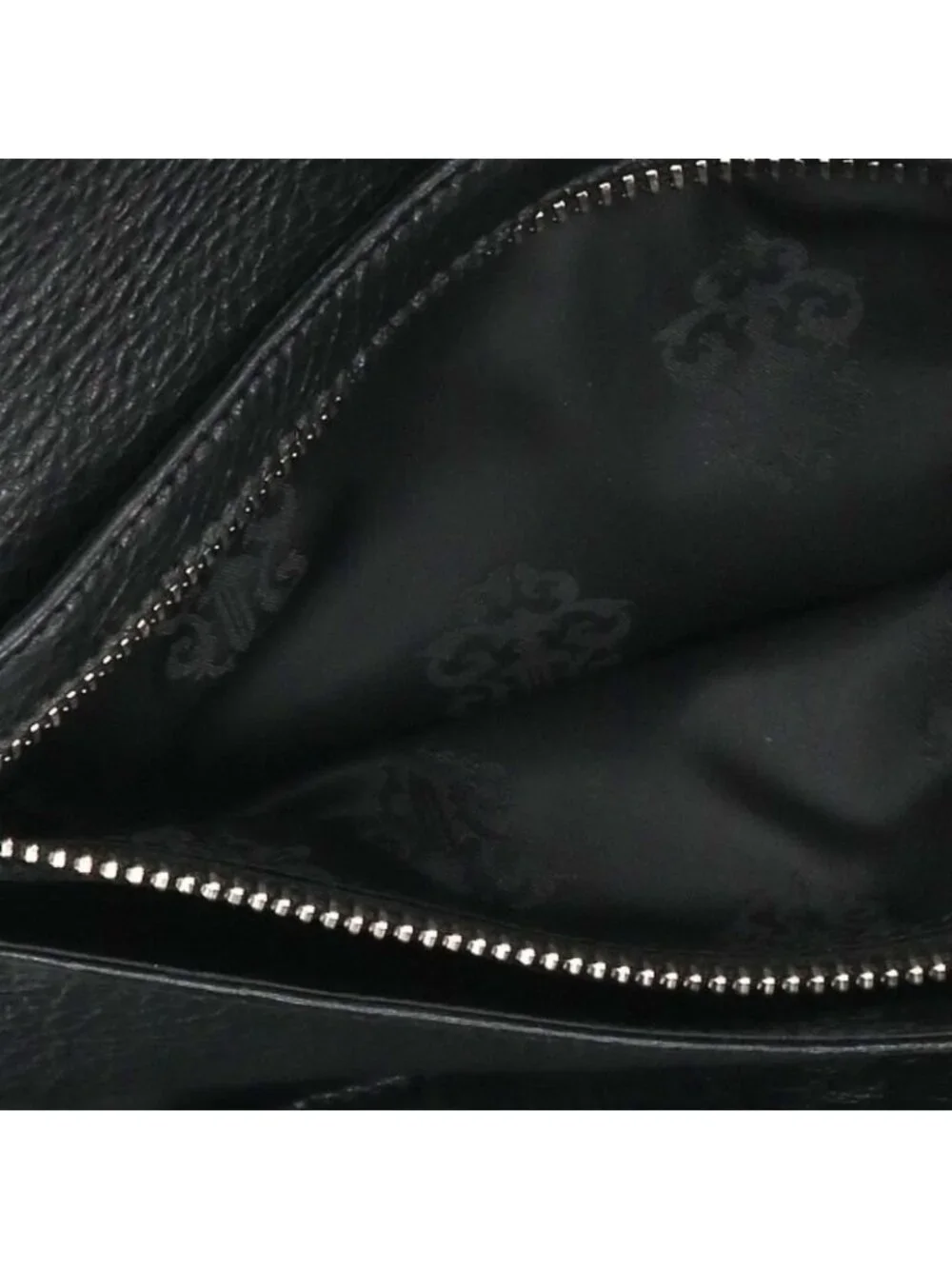 Chrome Hearts Wave Cross Ball Button Leather Wallet